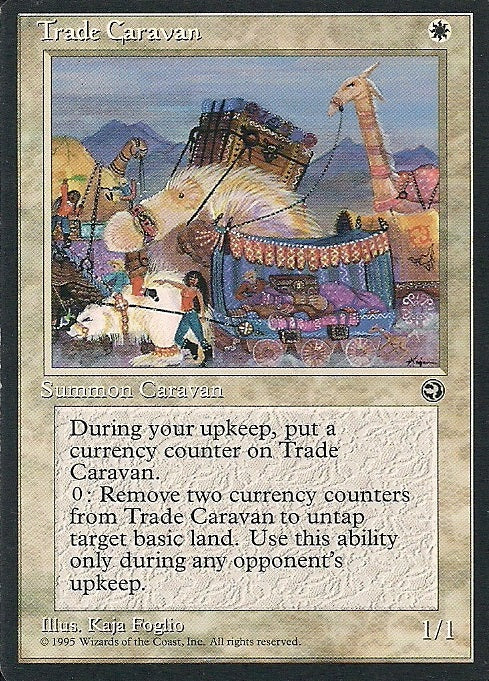 TRADE CARAVAN, Magic -The Gathering-, Ausgabe / Set / Serie Heimatländer (Homelands) 1995