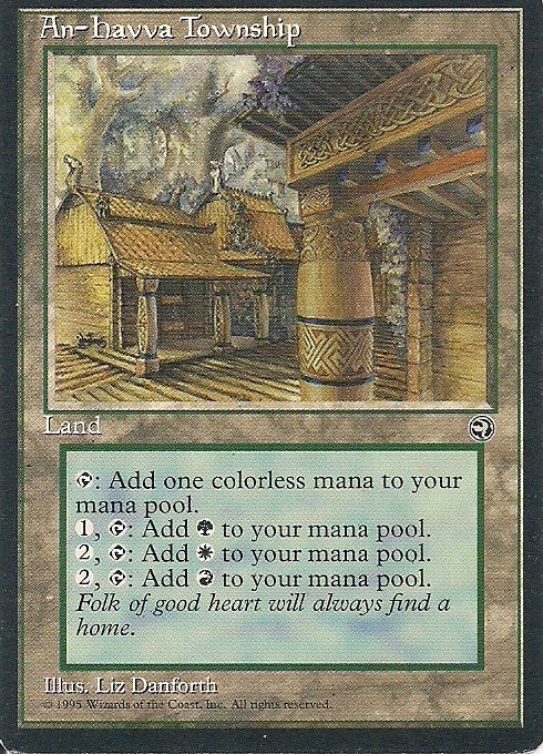 ANN-HAVVA TOWNSHIP, Magic -The Gathering-, Ausgabe / Set / Serie Heimatländer (Homelands) 1995