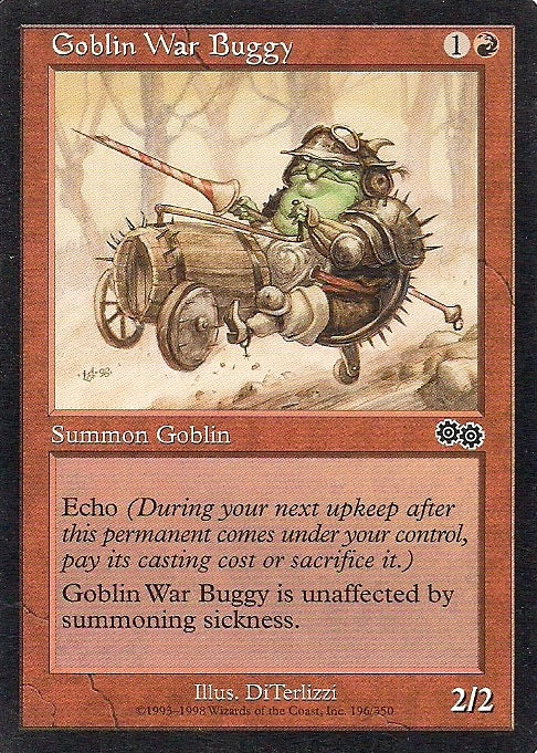 GOBLIN WAR BUGGY, Magic -The Gathering-, Ausgabe / Set / Serie Urzas Saga (Urza´s Saga) 1998 (G)