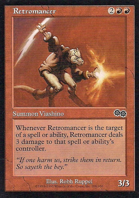 RETROMANCER, Magic -The Gathering-, Ausgabe / Set / Serie Urzas Saga (Urza´s Saga) 1998