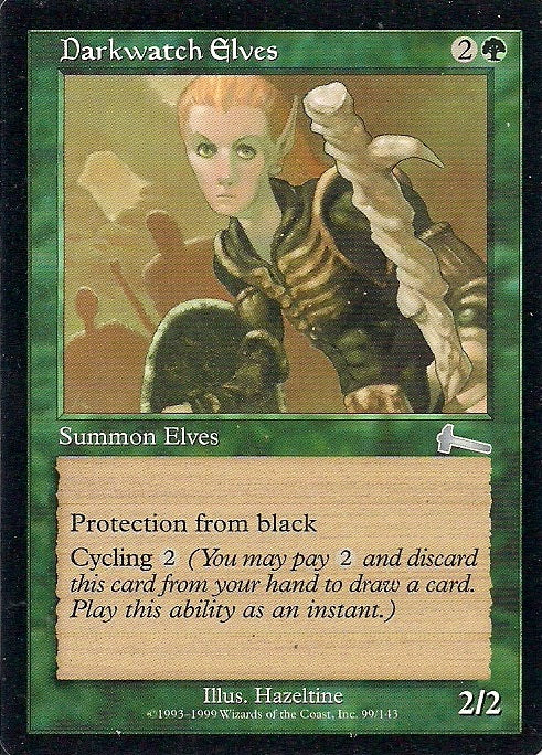 DARKWATCH ELVES, Magic -The Gathering-, Ausgabe / Set / Serie Urzas Vermächtnis (Urza´s Legacy) 1999