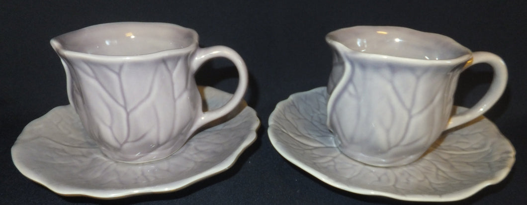 2er Set 2er KAFFEEGEDECKE - Keramik / Steingut, Halloween Gehirn Blutgefäße Adern Geschwür Venen Dekor