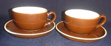 Lade das Bild in den Galerie-Viewer, 2er Set 2er MOCCAGEDECKE - Keramik / Steingut, Weißer Rand Einfärbiges Dekor
