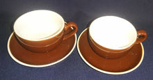 Lade das Bild in den Galerie-Viewer, 2er Set 2er MOCCAGEDECKE - Keramik / Steingut, Weißer Rand Einfärbiges Dekor
