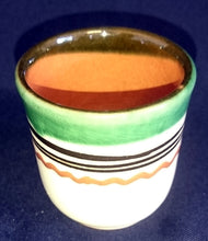 Lade das Bild in den Galerie-Viewer, TRINKBECHER - Keramik / Steingut, Abstraktes Dekor, Handbemalt
