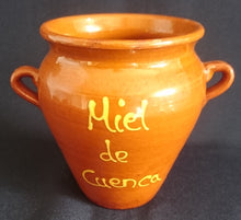 Lade das Bild in den Galerie-Viewer, HONIGTOPF-BEHÄLTER - Keramik / Steingut, Schriftdekor

