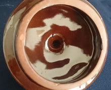 Lade das Bild in den Galerie-Viewer, ZUCKERDOSE MIT DECKEL - Keramik / Steingut, Klassisch Streifen Dekor
