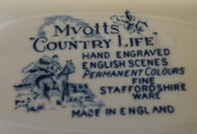 Lade das Bild in den Galerie-Viewer, SAUCIER &quot;Country Life&quot; - Keramik / Steingut (Fine Staffordshire Ware), Englisches Landleben Scenen Motiv Dekor, Hand graviert
