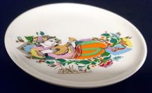 Lade das Bild in den Galerie-Viewer, SAMMELTELLERCHEN UNTERSETZER - Porzellan, Orientalisches Frau mit Geige liegend Blumenblüten Pflanzen Motiv Dekor, Björn Wiinblad Designer
