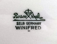 Lade das Bild in den Galerie-Viewer, SERVIERPLATTE &quot;Winifred&quot; - Porzellan, Blumen / Linien Klassisch Dekor
