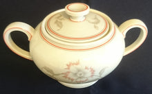 Lade das Bild in den Galerie-Viewer, 5er Set KAFFEEKANNE MIT DECKEL / MILCHKÄNNCHEN / ZUCKERDOSE MIT DECKEL - &quot;Winifred&quot; - Porzellan, Blumen / Linien Klassisch Dekor
