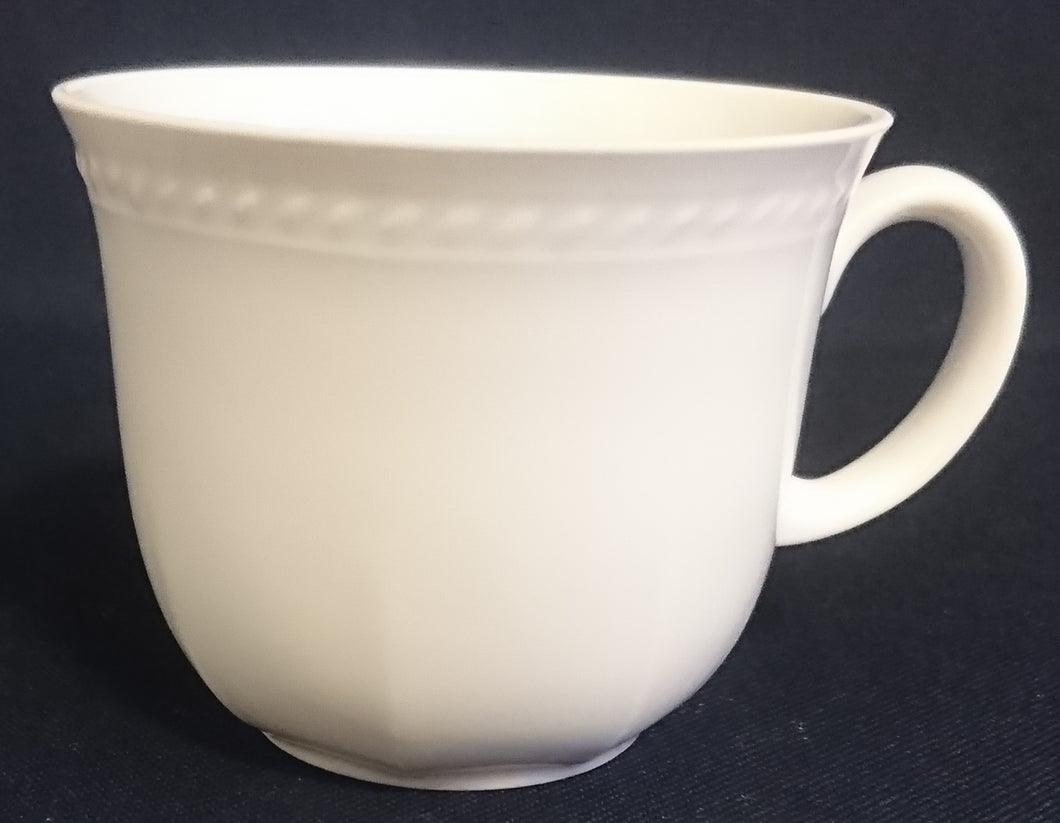 ESPRESSOTASSE - Porzellan, Einfärbiges Punkte Striche Linien Relief Dekor