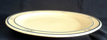 Lade das Bild in den Galerie-Viewer, 2er Set SUPPENTELLER &quot;Scandia Blue (Brickoven Stoneware)&quot; - Keramik / Steingut, Blumen Linien Streifen Dekor
