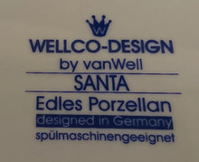 Lade das Bild in den Galerie-Viewer, 2er Set 3er KAFFEEGEDECKE &quot;Santa&quot; - Porzellan, Weihnachtsmann Nikolaus Sterne Schneeflocken Geschenke Motiv Dekor
