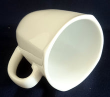 Lade das Bild in den Galerie-Viewer, 2er Set KAFFEETASSEN &quot;Concerto&quot; - Porzellan, Einfärbiges Quadratisches Abgerundetes Form Dekor, Wellco Design
